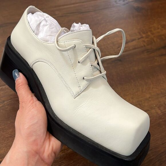 Jeffrey Campbell women platform loafers size 7 - Picture 1 of 12